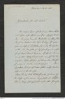 Nachlass Franz Steindachner, Brief von Gustav Schneider (senior) an Franz Steindachner (04.11.1882), Inv.Nr. 461.34, Seite 1